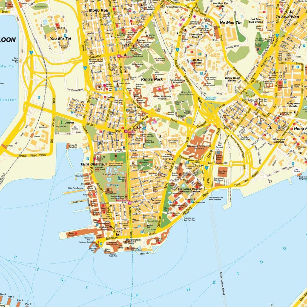 地图香港九龙