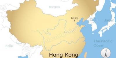 地图中国和香港