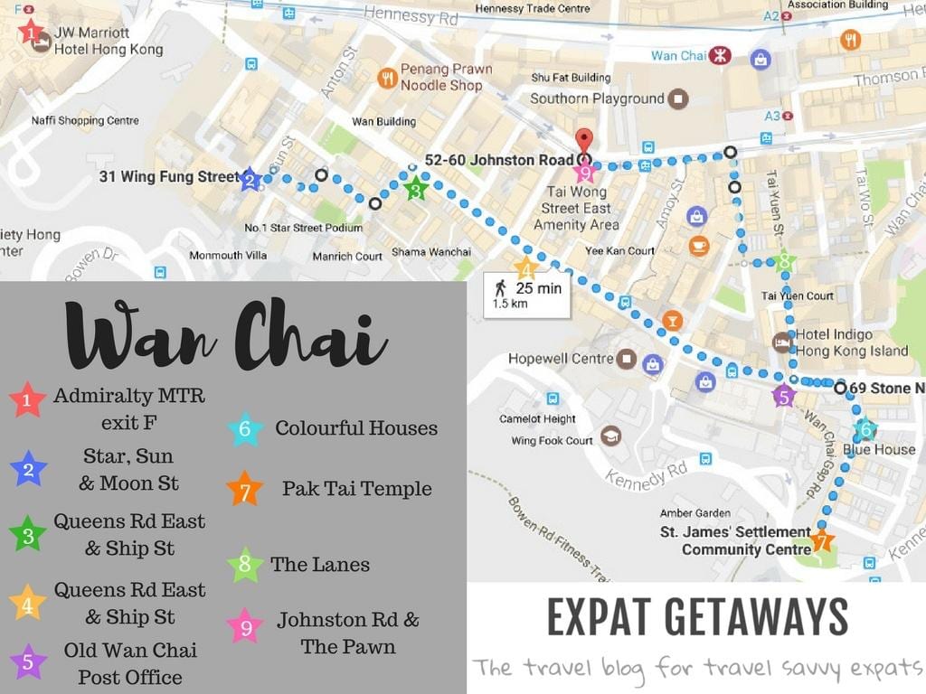 地图香港湾仔