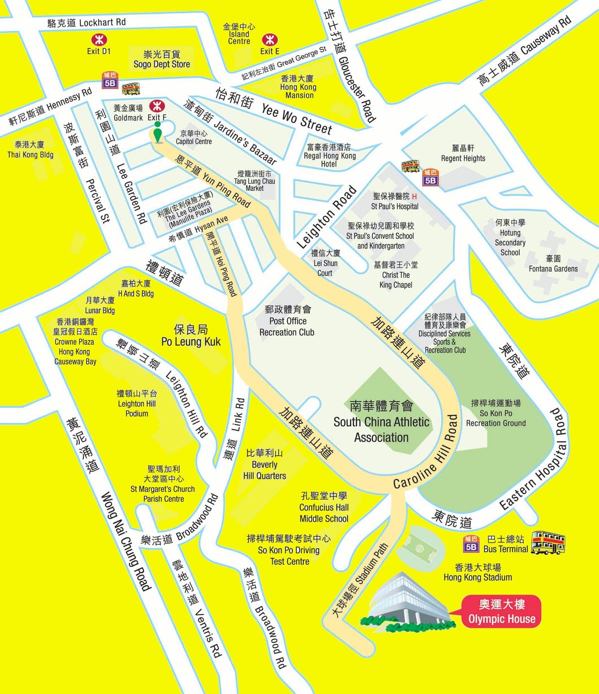 奥地铁站地图