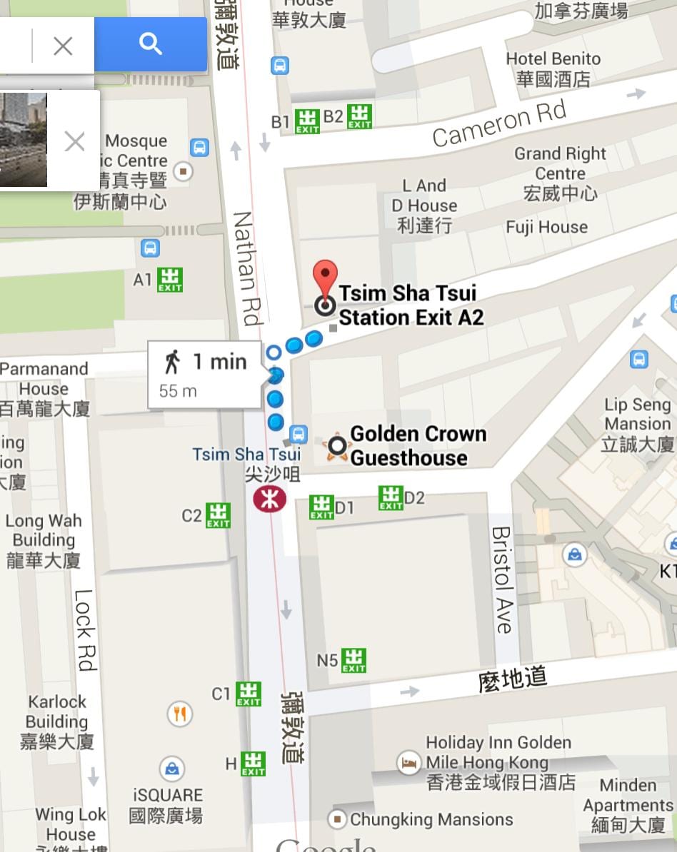 尖沙咀地铁站地图