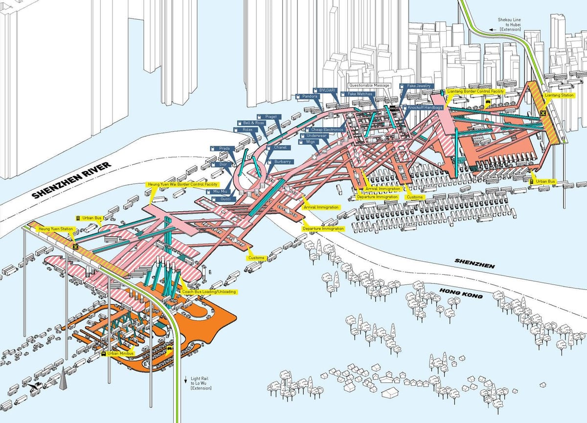 深圳香港的地图
