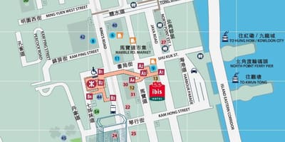 北角地铁站出口地图