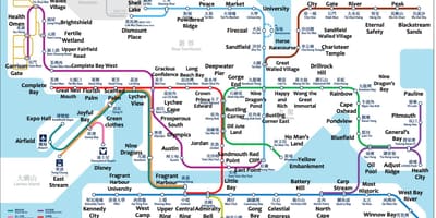 地图的地铁