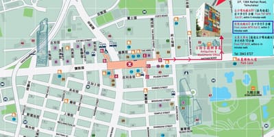 约旦地铁站地图