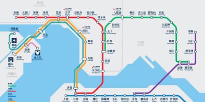 铜锣湾地铁站地图