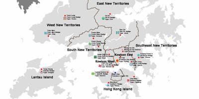 地图香港地区