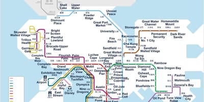 香港地铁图
