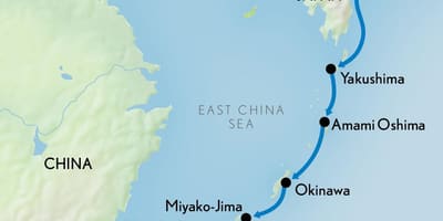 地图上的香港和日本
