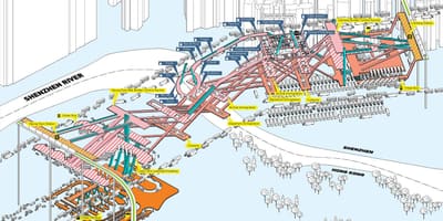 深圳香港的地图