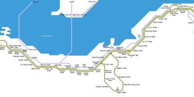 电车线图香港
