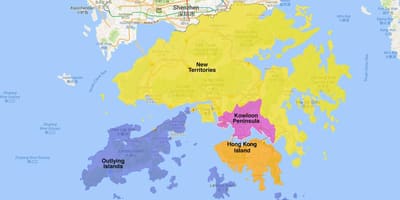 地图香港区