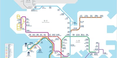 香港管地图