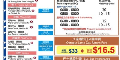香港a21巴士路线图