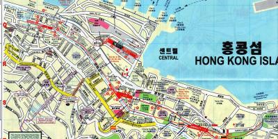 地图上环香港