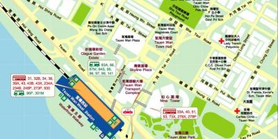 荃湾西站地图