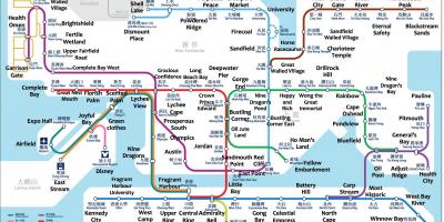 地图香港地铁